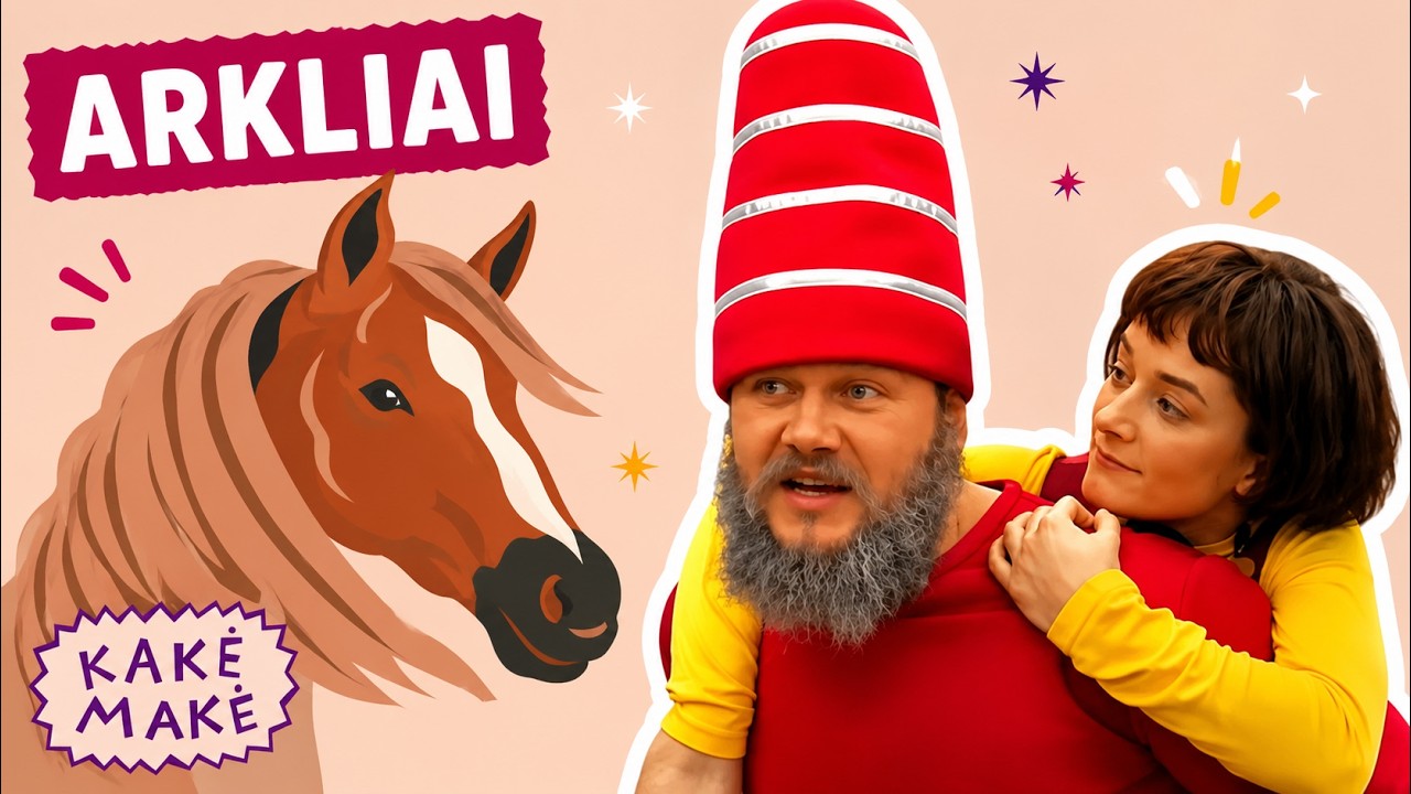 Kakė Makė ir arkliai. Ką pasakė Kakė Makė?