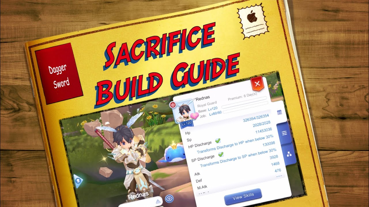 Double Sacrifice Battle Chant Build Guide (Dagger) / Royal Guard / Ragnarok Mobile