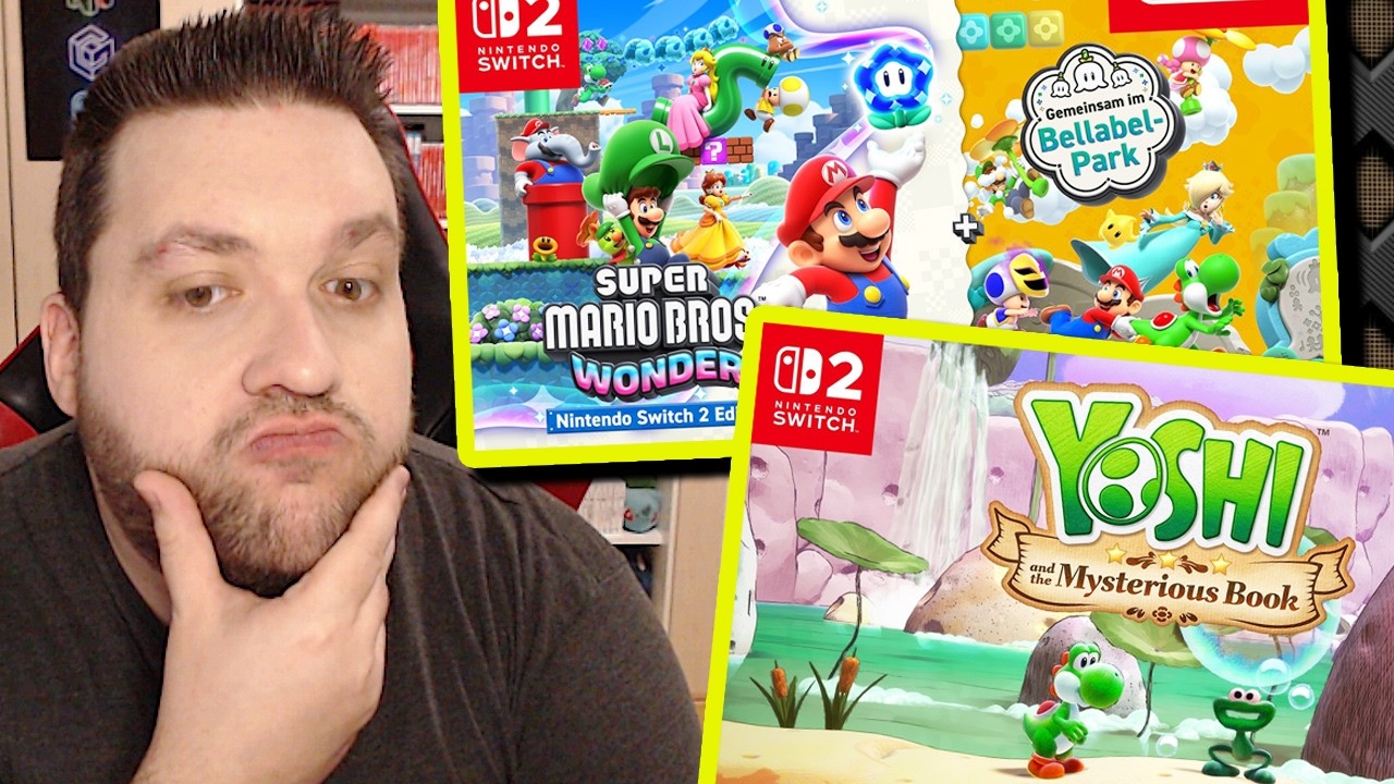 Neuste Trailer zu SMB WONDER BELLABEL-PARK und YOSHI & THE MYSTERIOUS BOOK! 🎮 @NintendoDE Reaction