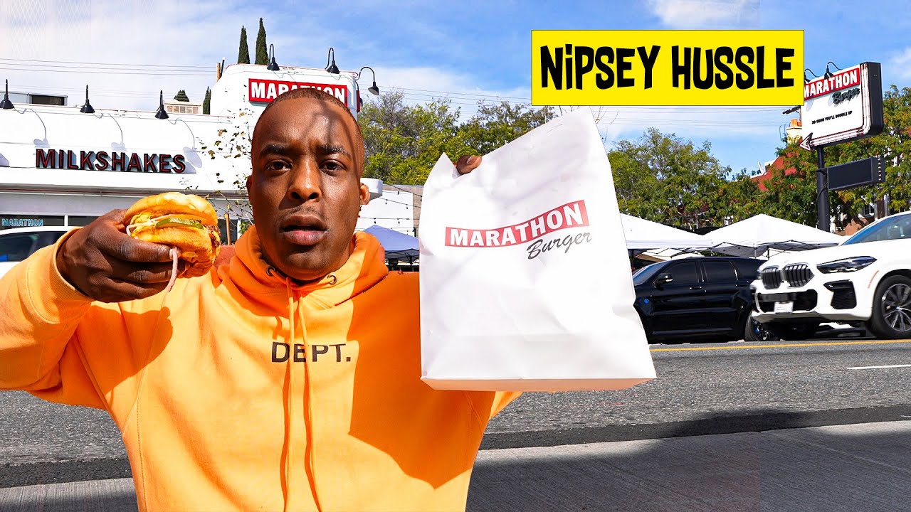 This Rapper Has The BEST RESTAURANT In L.A | MARATHON BURGER