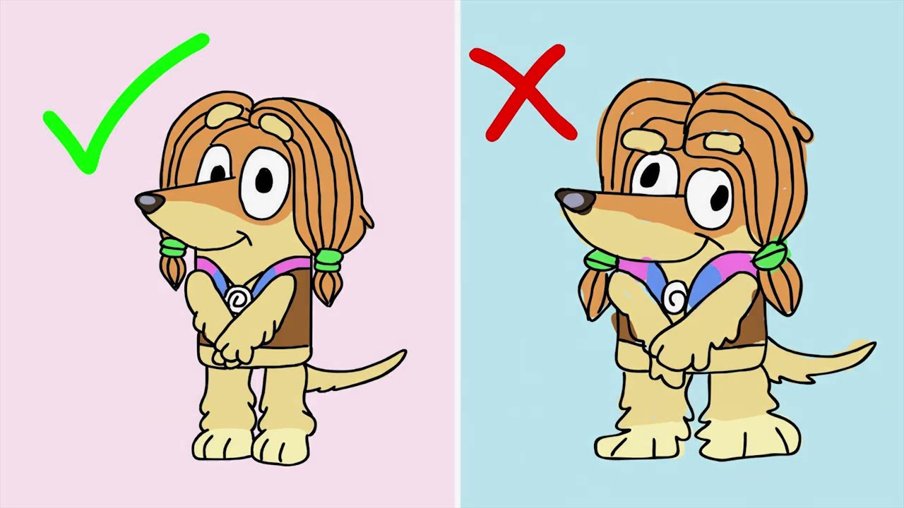 The Bluey Indy Do's and Don'ts Doodles | Bluey