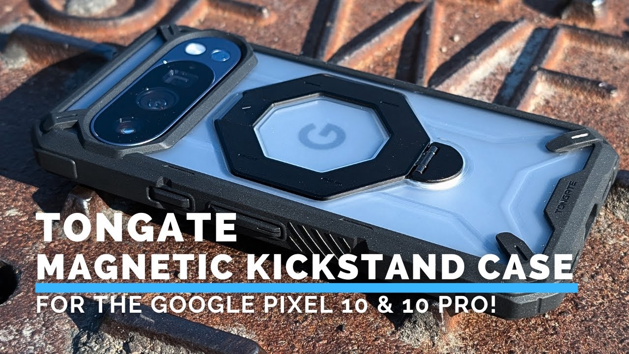 TONGATE Magnetic Kickstand Case for the Google Pixel 10 & 10 Pro (Case Review)!