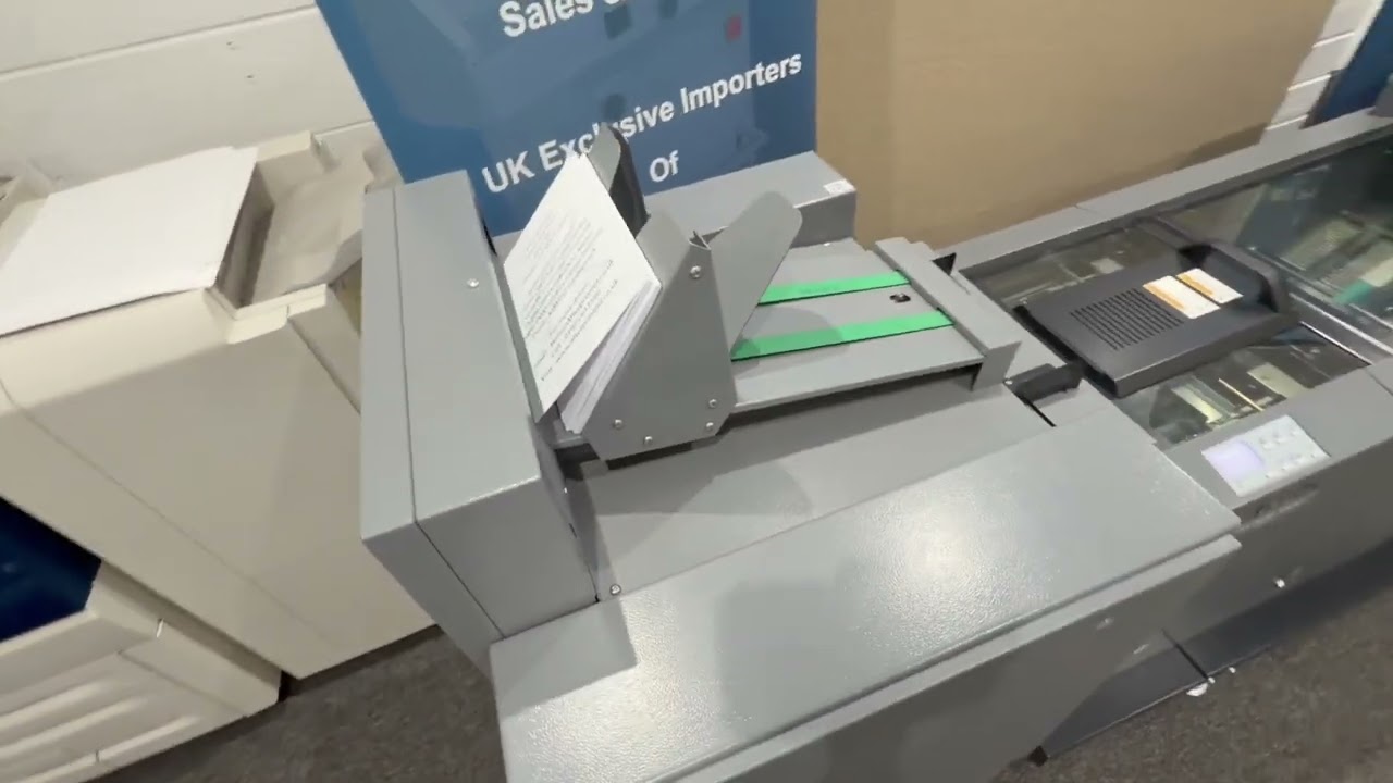 Quick Demo of a Used Duplo 350 Digital Booklet System