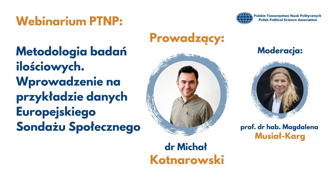Webinarium: Metodologia badań ilościowych | dr Michał Kotnarowski