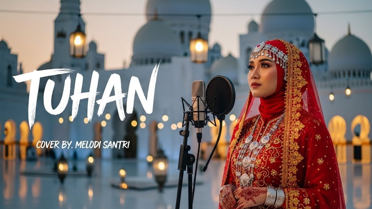 Tuhan Bimbo Cover Musik Arab | Official Lyric Video Nuansa Doa & Renungan 🤍
