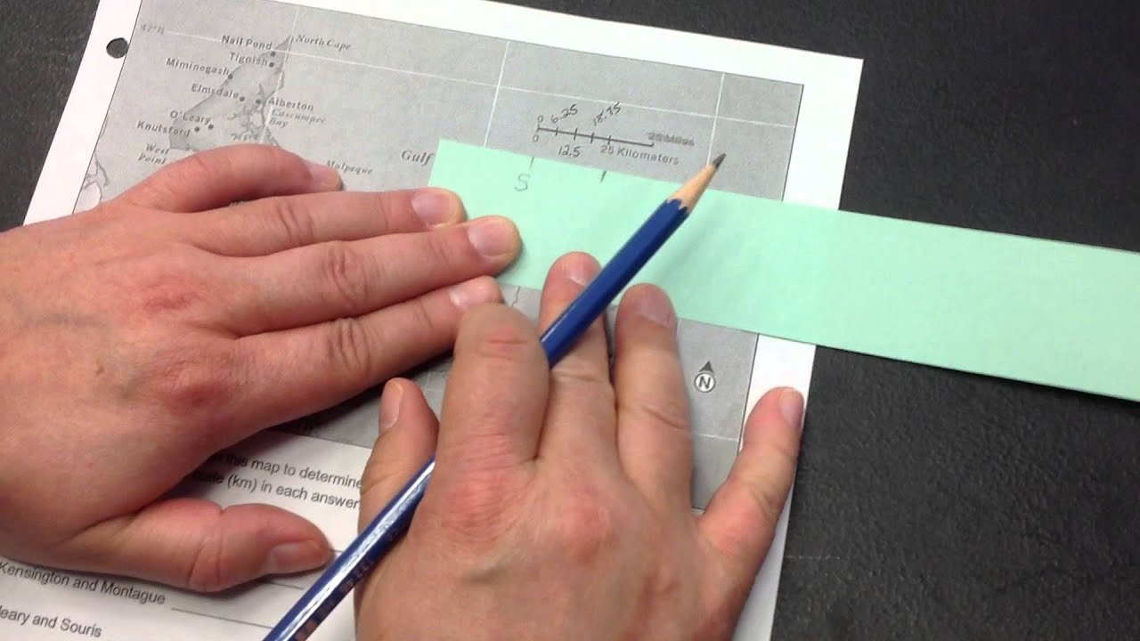 Demo - Measuring Distance on a Map Using Scale