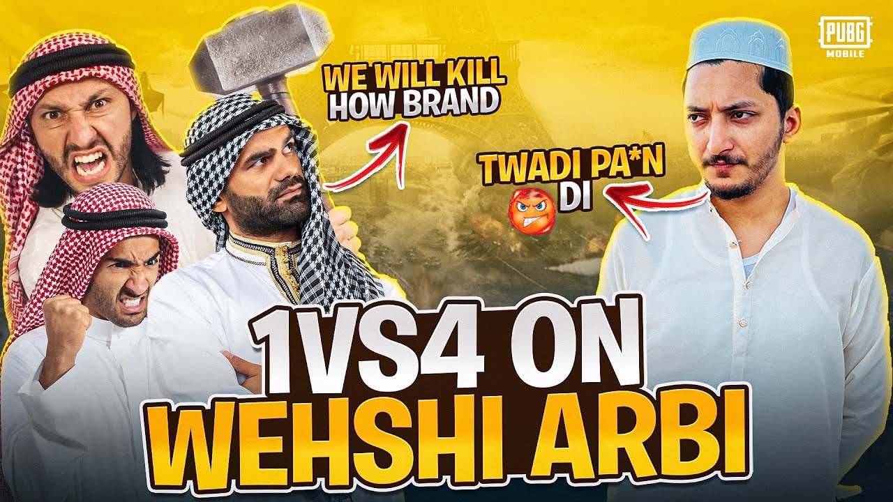 Weshi Arbi🤫Vs Pakistani Molvi😂 | Destroying Arbi Lobby | Pubg Mobile | How Brand
