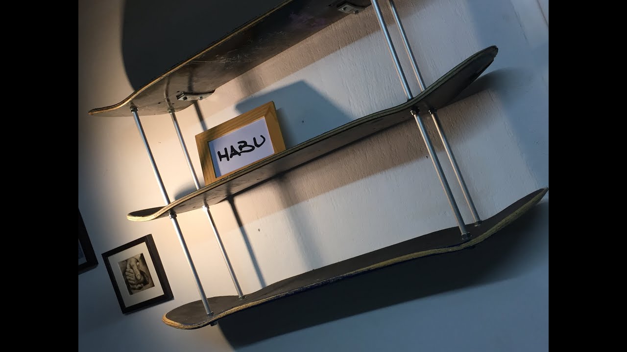 DIY | Skateboard shelf