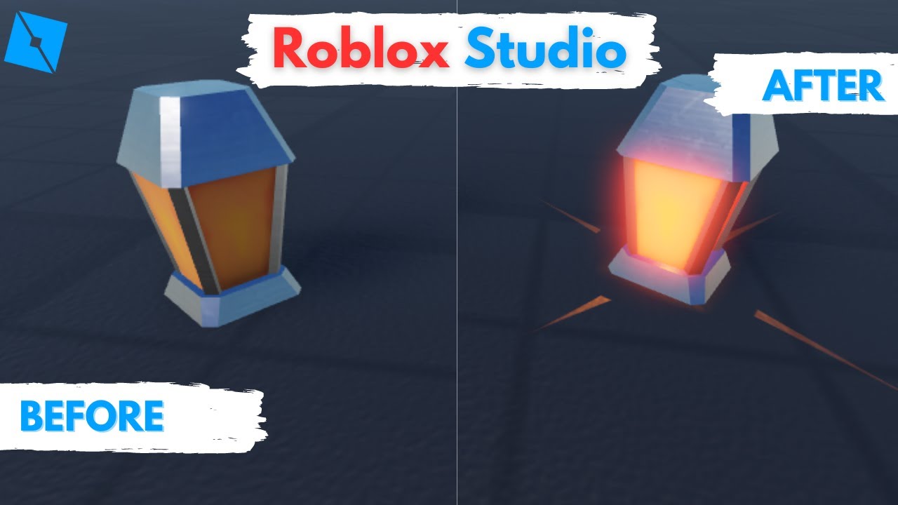 How to make a glowing texture in Roblox Studio and Blender