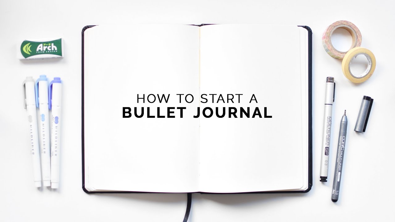 how to start a bullet journal ⭐ a step-by-step guide!