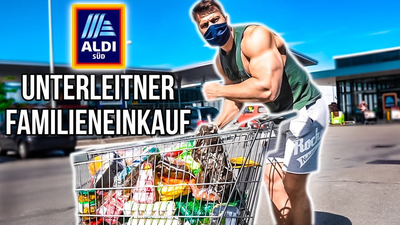 Kompletter Aldi Wocheneinkauf von Familie Unterleitner