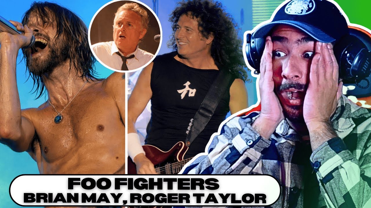 Foo Fighters, Brian May & Roger Taylor - We Will Rock You / Tie Your Mother Down | REACTION