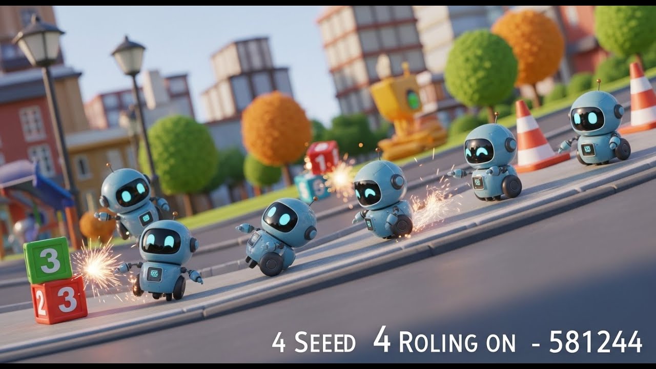 Five Little Robots on the Run | Fun Counting Rhyme for Kids | Nursery Rhymes & Songs for Children