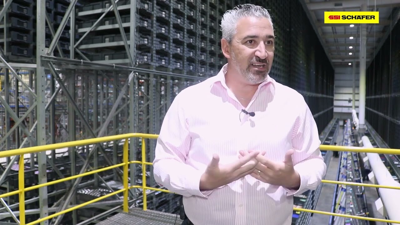 Visita al Almac&eacute;n autom&aacute;tico farmac&eacute;utico   DROGUER&Iacute;A DEL SUD   Intralog&iacute;stica   SSI SCHAEFER