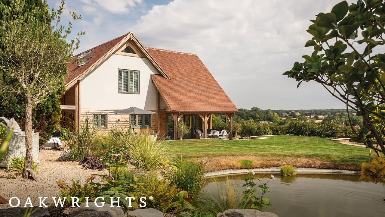Designing the landscape around your oak frame home