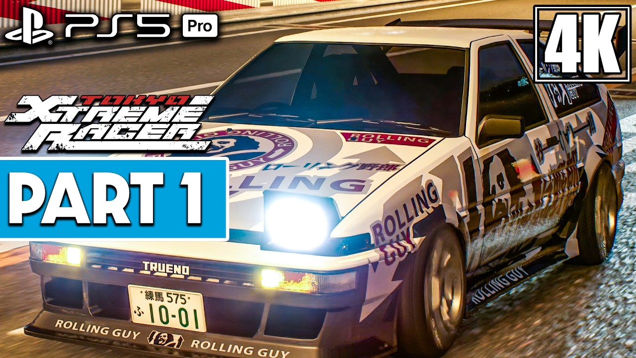 TOKYO XTREME RACER Gameplay Walkthrough Part 1 [4K 60FPS PS5 PRO] - No Commentary