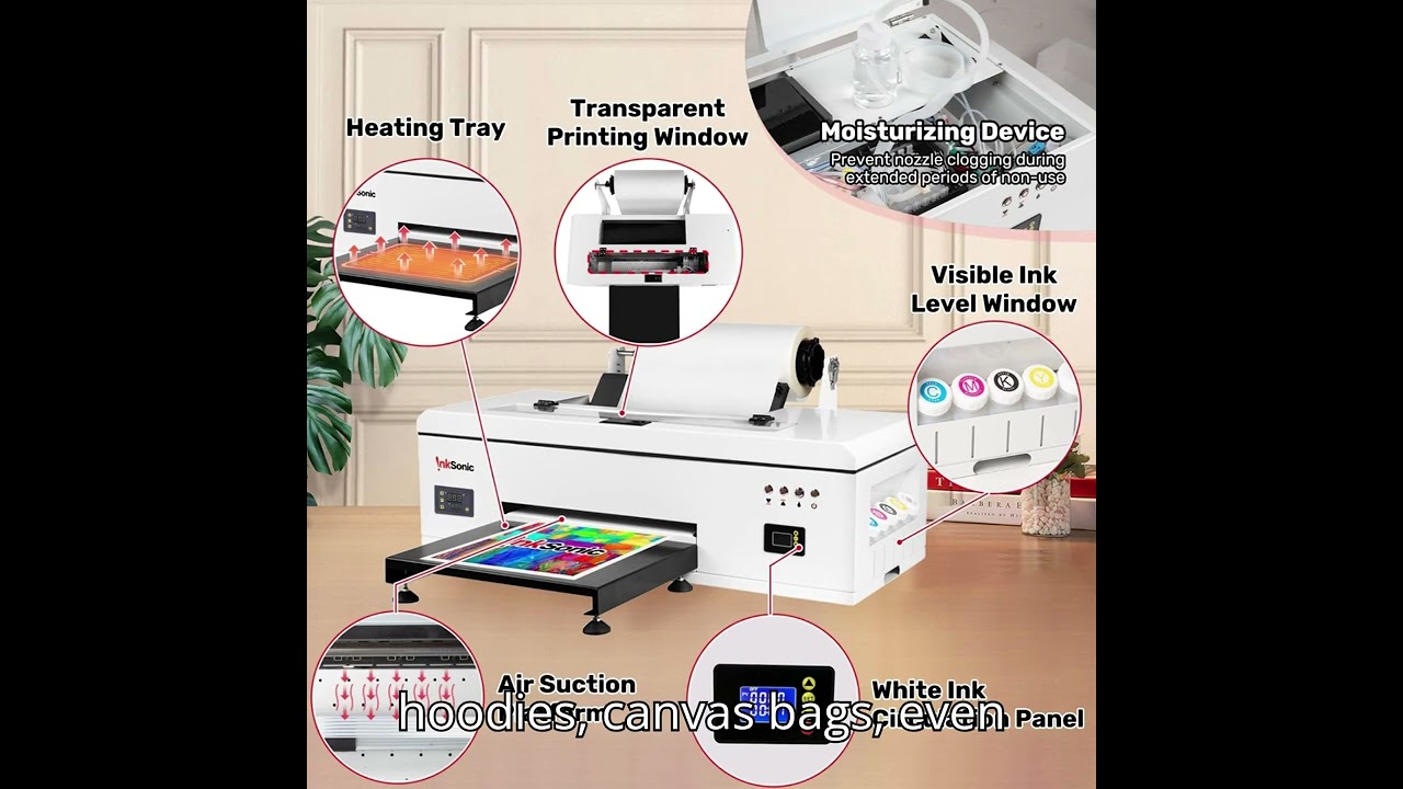 InkSonic L1800 DTF Setup & Print Test | DTF Printing for Beginners
