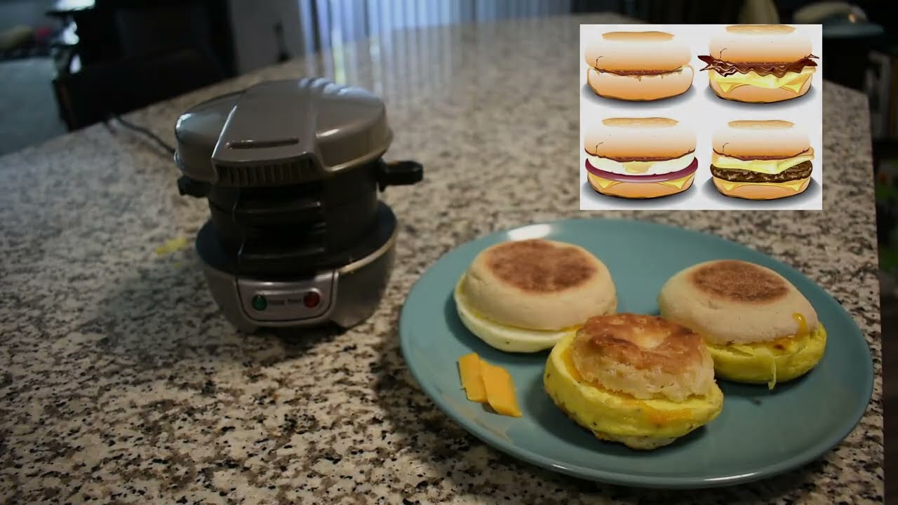 3 Easy Breakfast Sandwiches using the Hamilton Beach Breakfast Sandwich Maker
