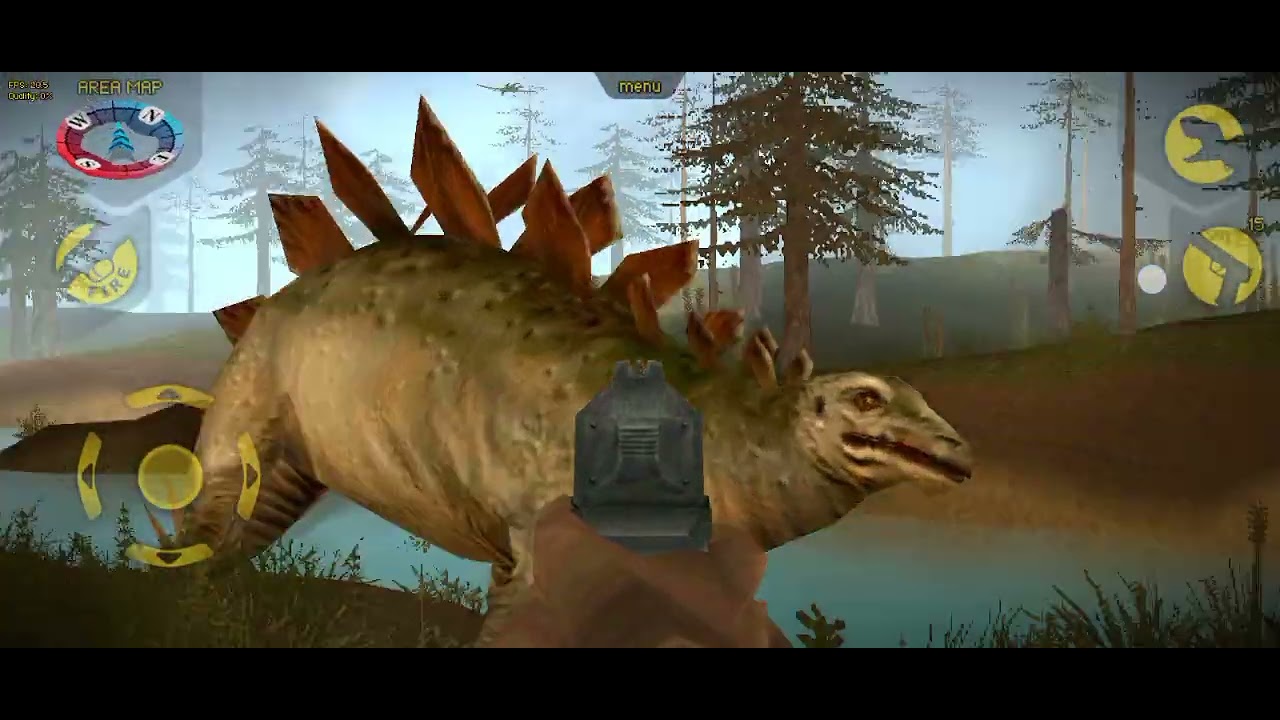 Berburu stegosaurus dan moschops