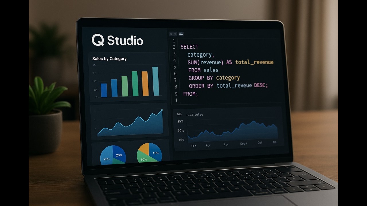 Create beautiful reports with qStudio and DuckDB