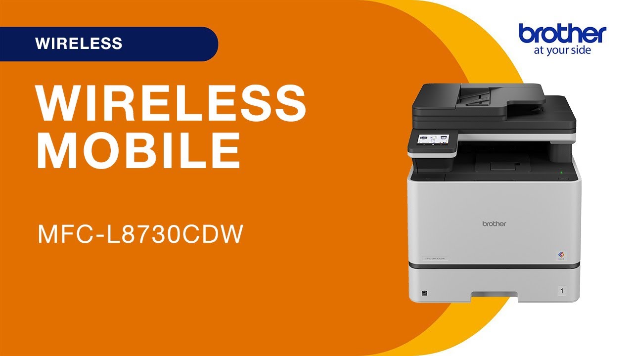 MFCL8370CDW Connect to a mobile device