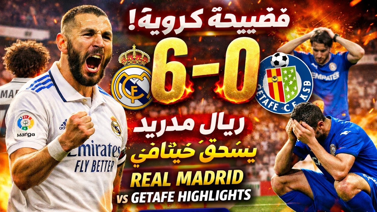 فضيحة كروية! ريال مدريد يسحق خيتافي 6-0 😱🔥 | Real Madrid 6-0 Getafe Highlights | eFootball 2022