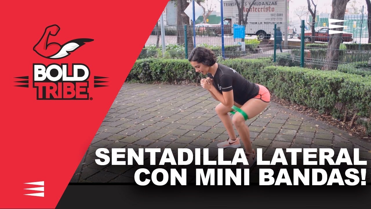 Sentadilla Lateral Con Mini Bandas de Resistencia | Aumentando Glúteos 🍑 y Pierna Con Mini Ligas