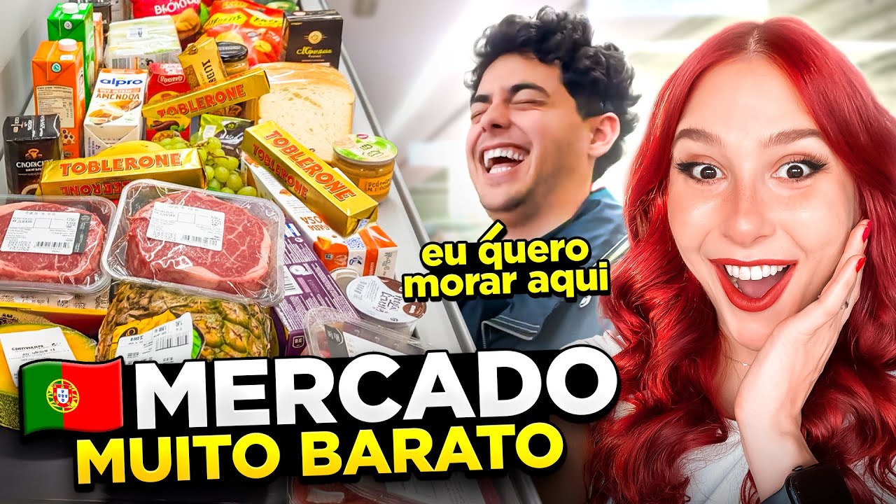 O QUE DÁ PRA COMPRAR COM 100 EUROS NO MERCADO DE PORTUGAL?