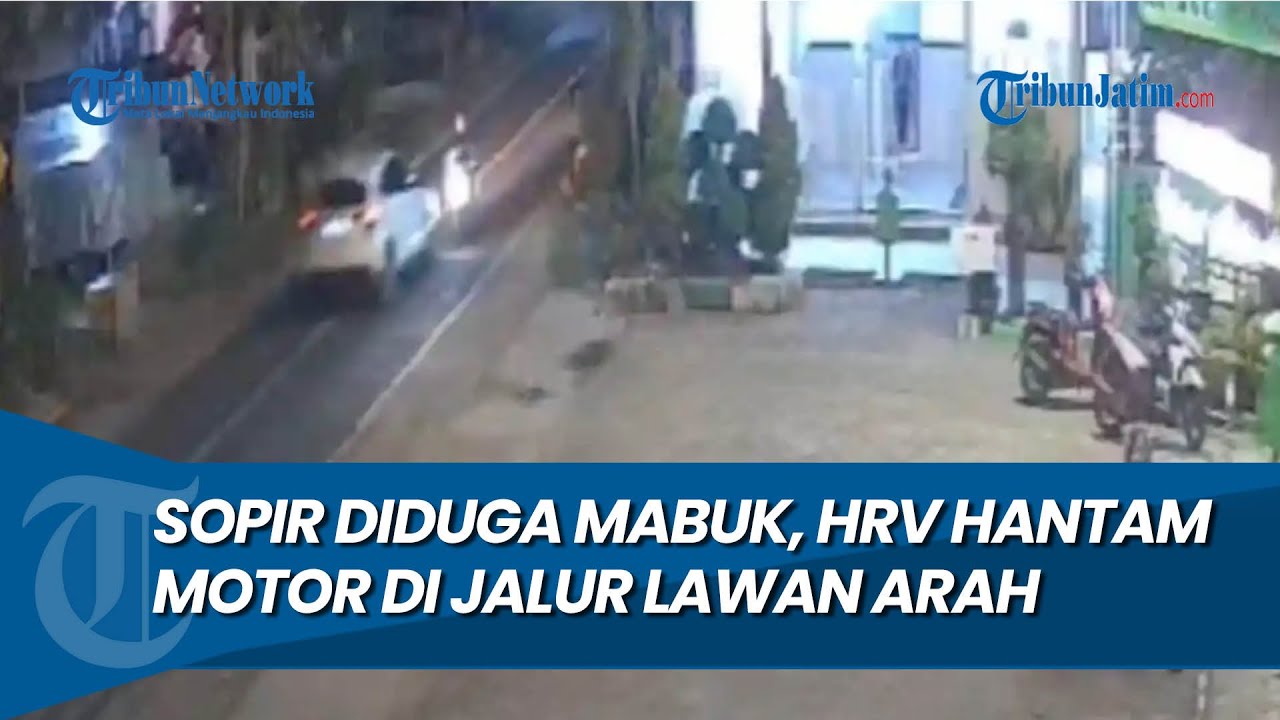 HRV HANTAM MOTOR, Pengemudi Diduga Mabuk dan Sempat Melarikan Diri
