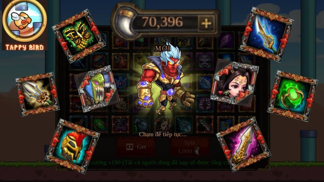 Dùng 70.000 Nanh Để Chơi Tappy Bird Sẽ Được Gì? | Epic Hero War