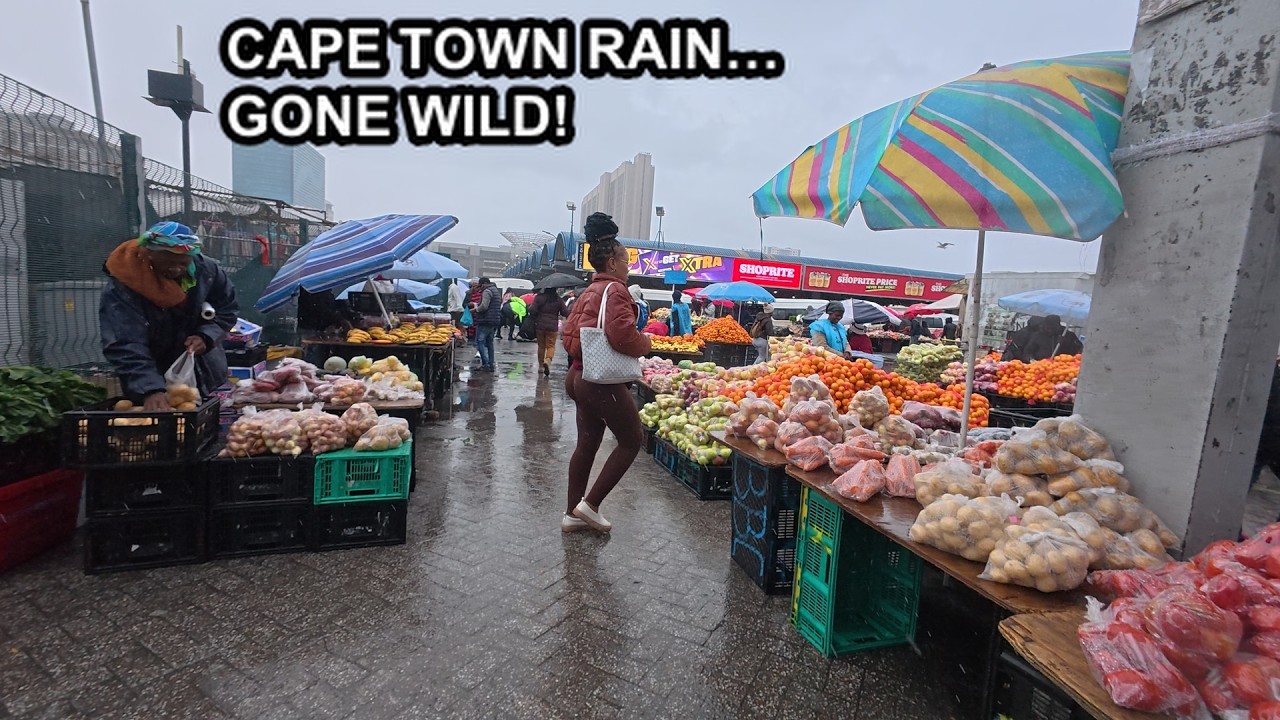 I Walked Cape Town in the Rain… And Discovered a SHOCKING Truth! 🌧️🇿🇦