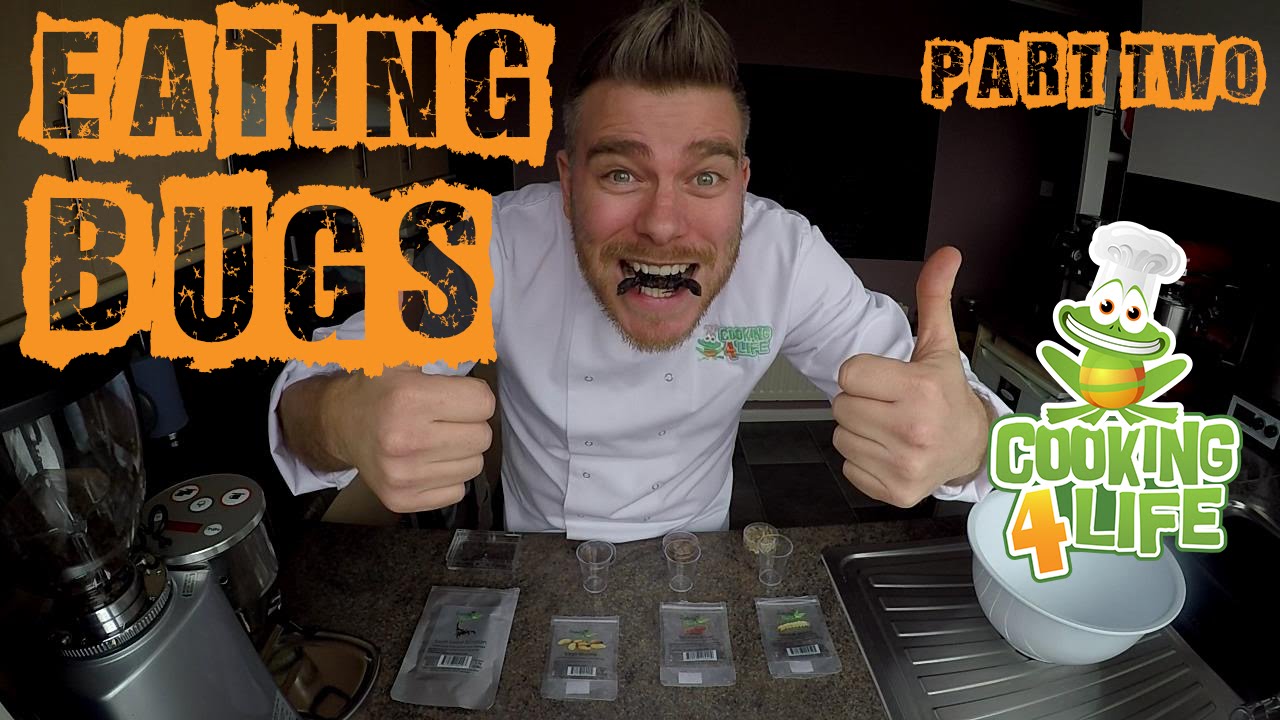 Nick the Chef - Edible BUGS - Day 2 - Worms and a SCORPION ¦ Cooking 4 Life