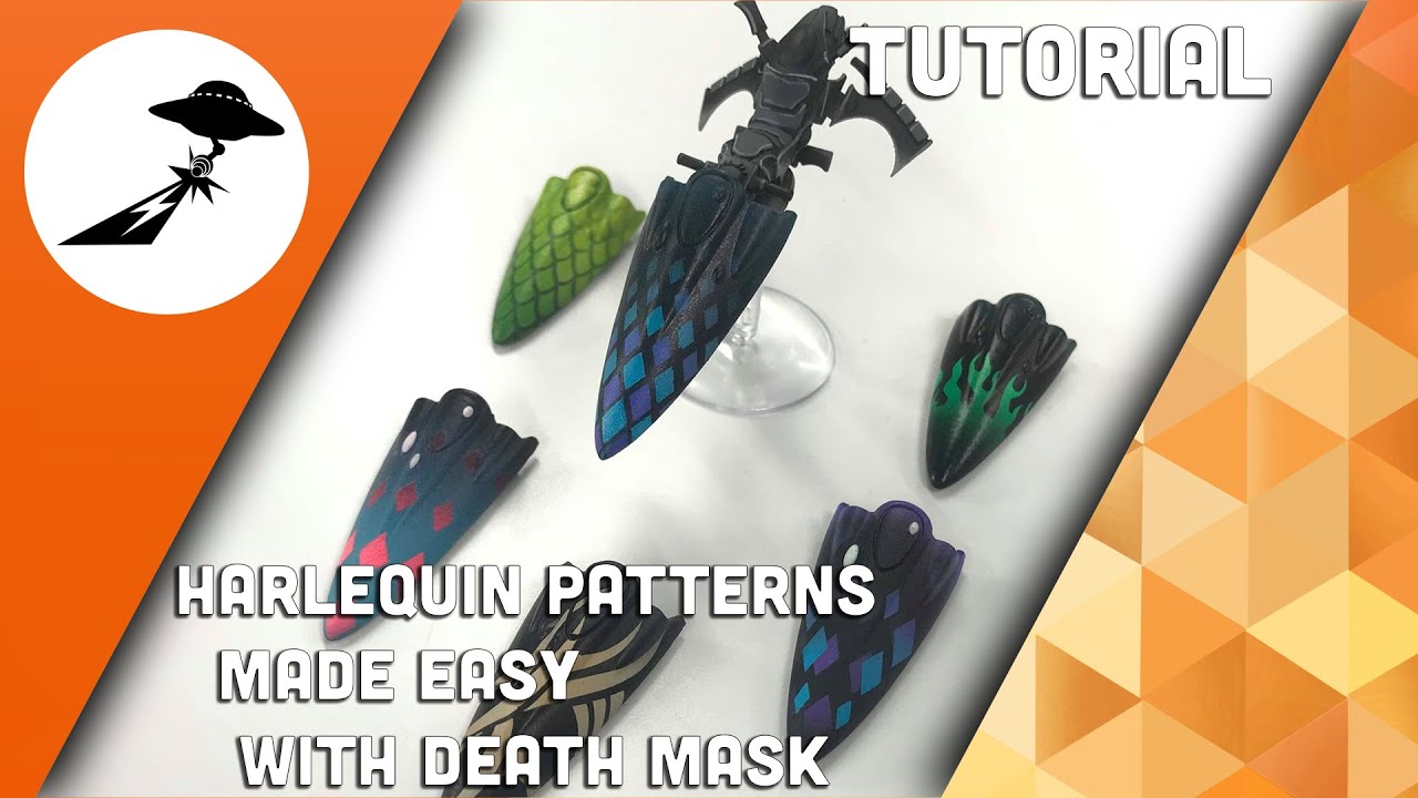 DRD Tutorials: Harlequin Patterns Made Easy With Death Mask