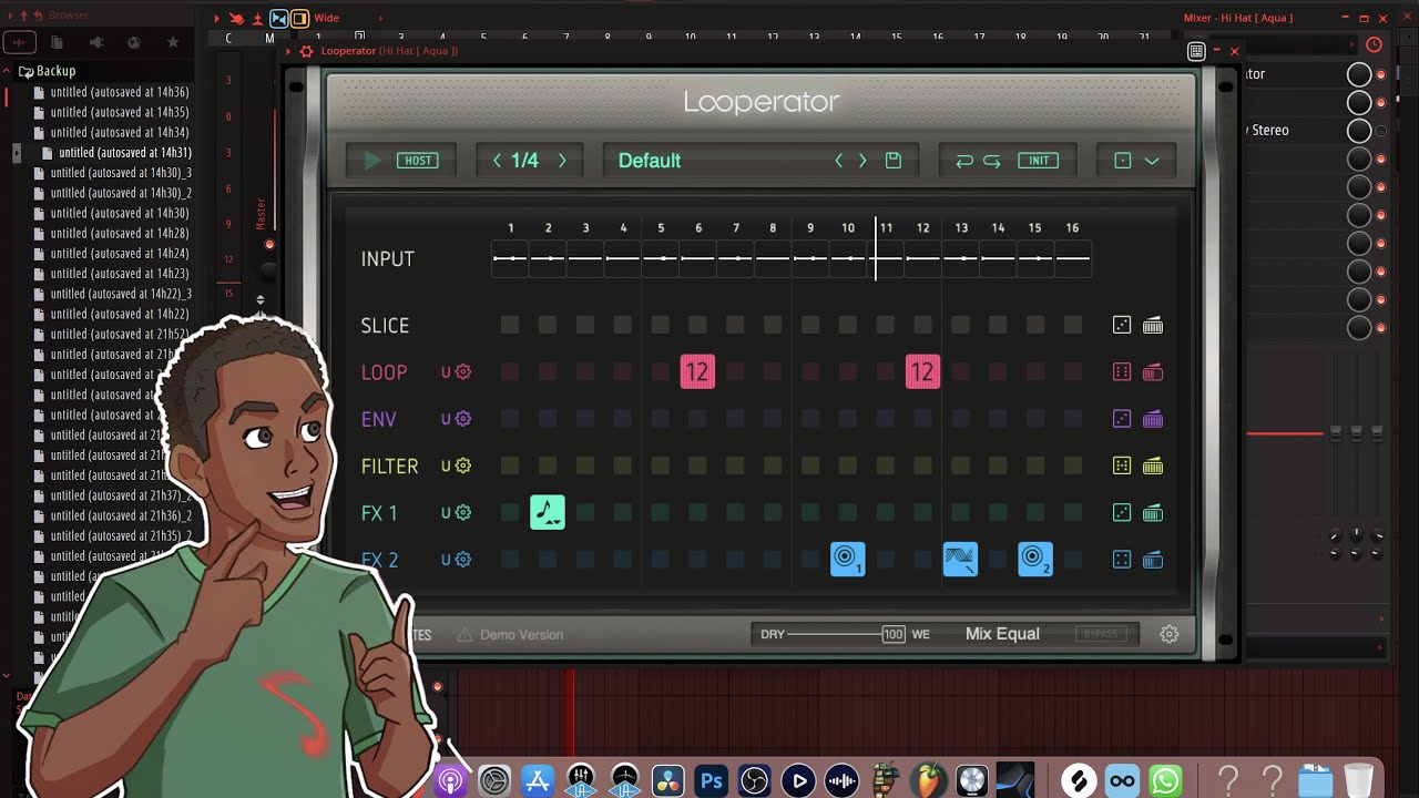 How To Make Your Hi Hats More Interesting Using LOOPERATOR/ FL 21 Tutorial