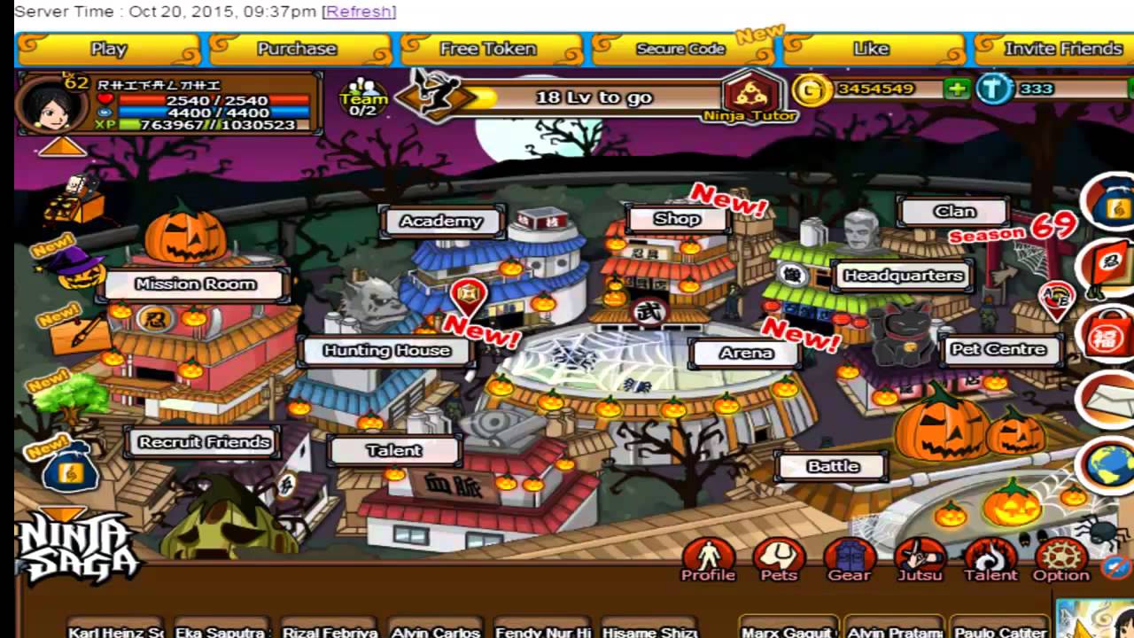 Ninja Saga 2015 an easy way to get Writing Brush