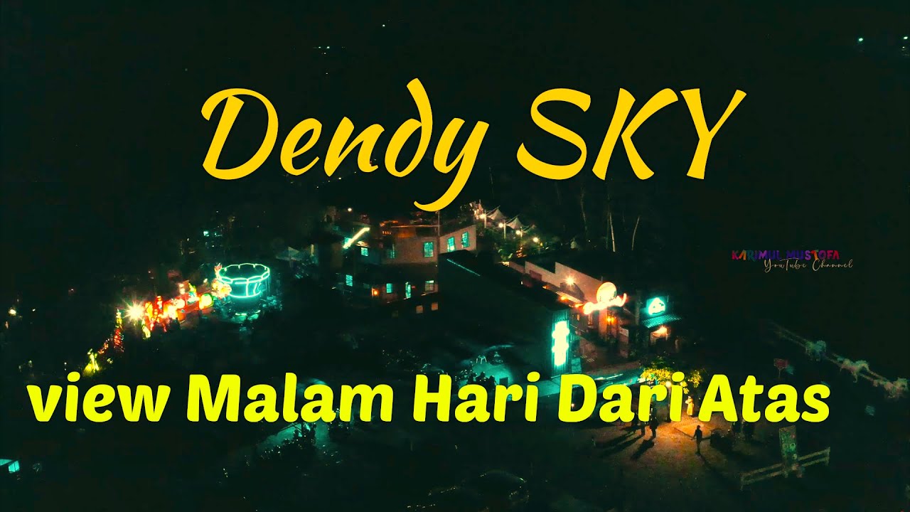 View Drone  Malam Hari Dendy Sky Tulungagung