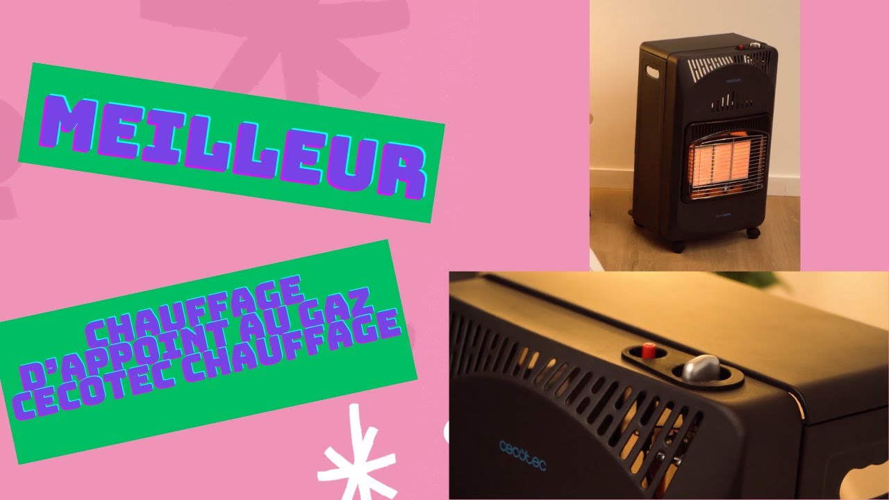 Meilleur chauffage d'appoint à gaz !!✨ Cecotec chauffage d'appoint Ready Warm 4000 Slim Fold
