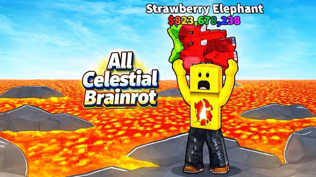 Survive lava for brainrots... Roblox Admin Caylus