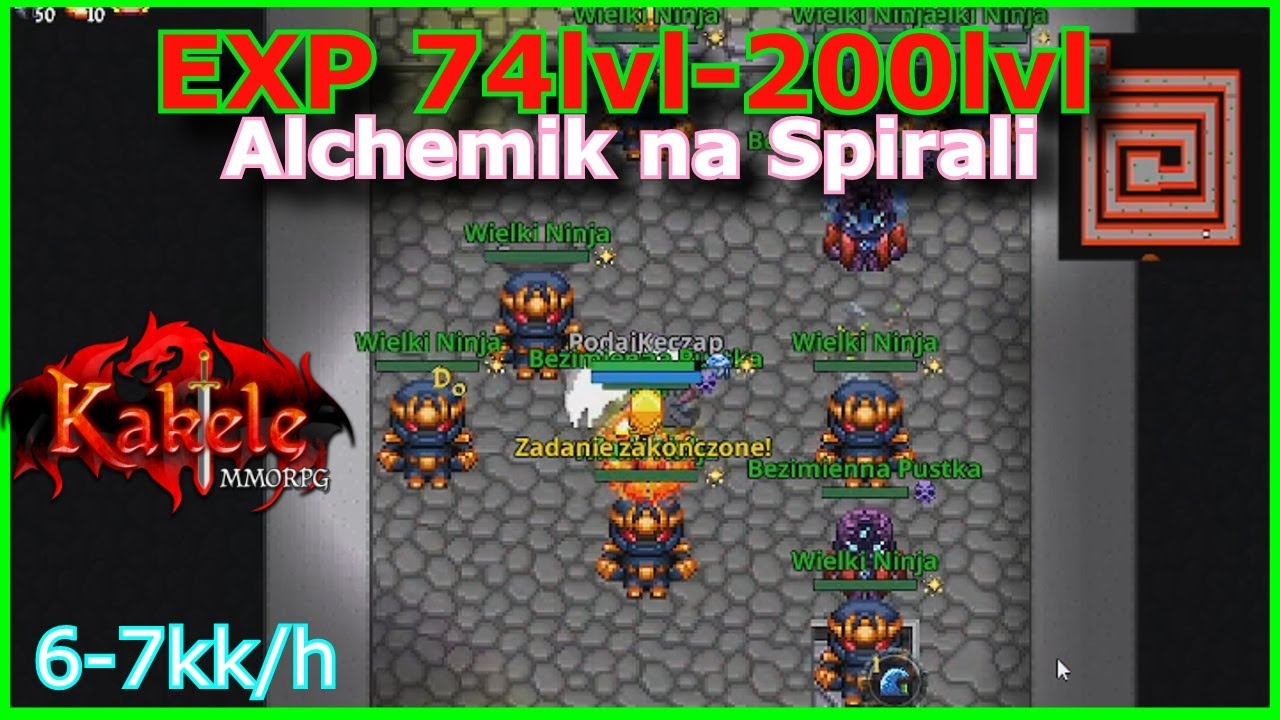 [EXP SOLO 74-200LVL]  Najlepszy EXP dla Każdej Profesji 6-7kk/h - Kakele