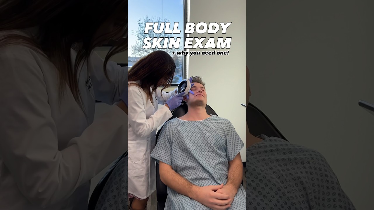What is a Full Body Skin Exam?🔎 #skincancer #skincaretips