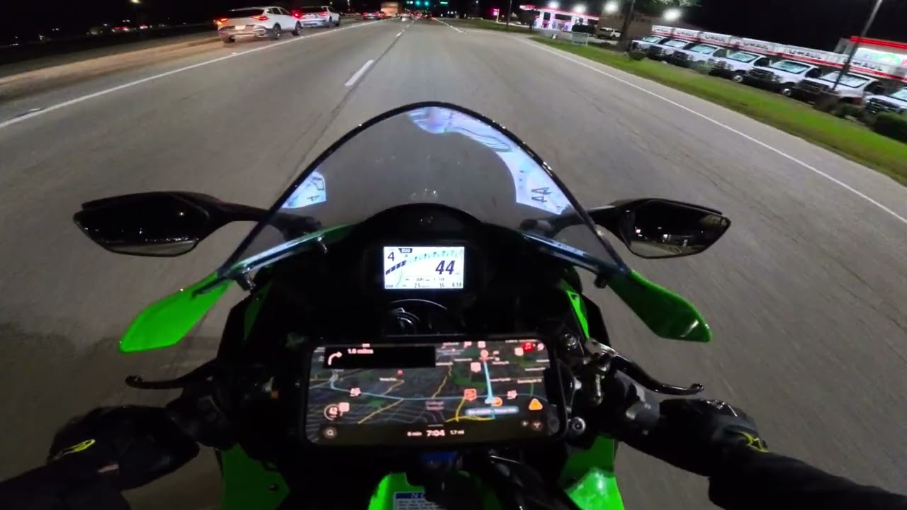 Riding to first Bike Meet of 2026 - Cold Weather - Kawasaki Ninja ZX10R heat up quickly 