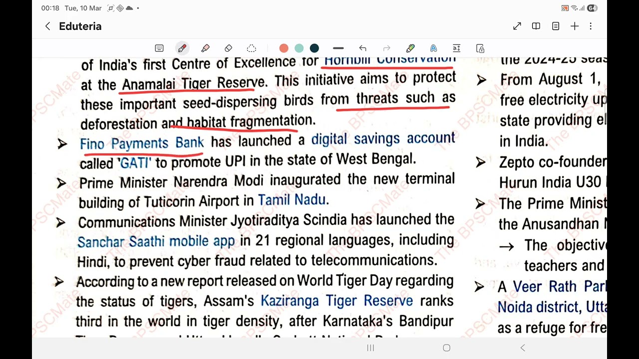 EDUTERIA CURRENT AFFAIRS 2026 #PART 9 #aedoexam #bpscexam #uppcs #mppsc #ssc 