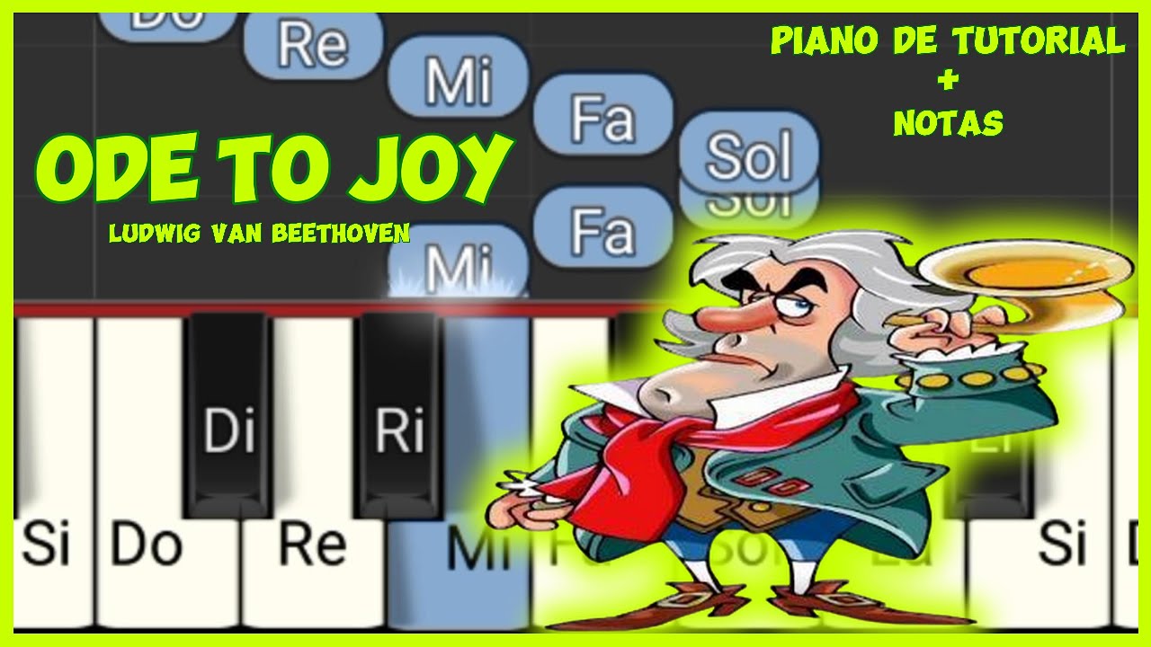 🎹🎵 BEETHOVEN - ODE TO JOY | Easy PIANO Tutorial #piano #pianotutorial #pianomusic  #miprimerpiano