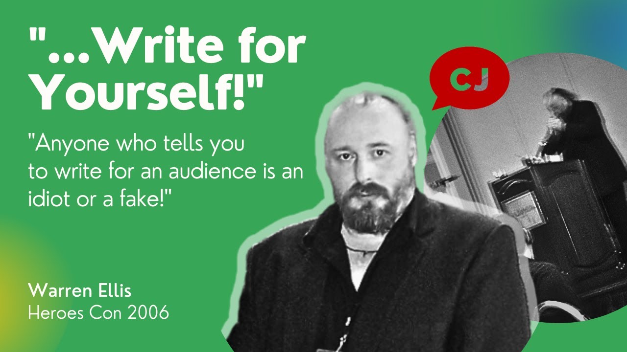 Warren Ellis advice on Storytelling 
