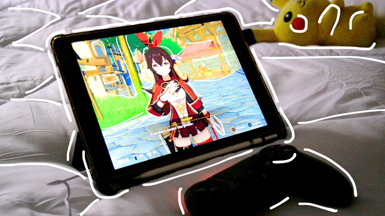 Playing Genshin Impact on my ipad 9th in the afternoon (No commentary)