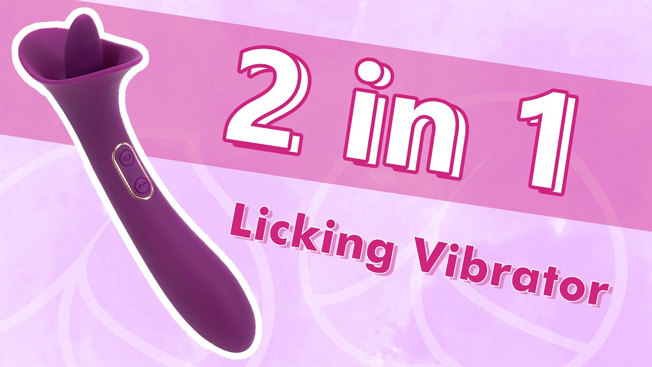 2 in 1 Licking Vibrator | THE BAD PEACH
