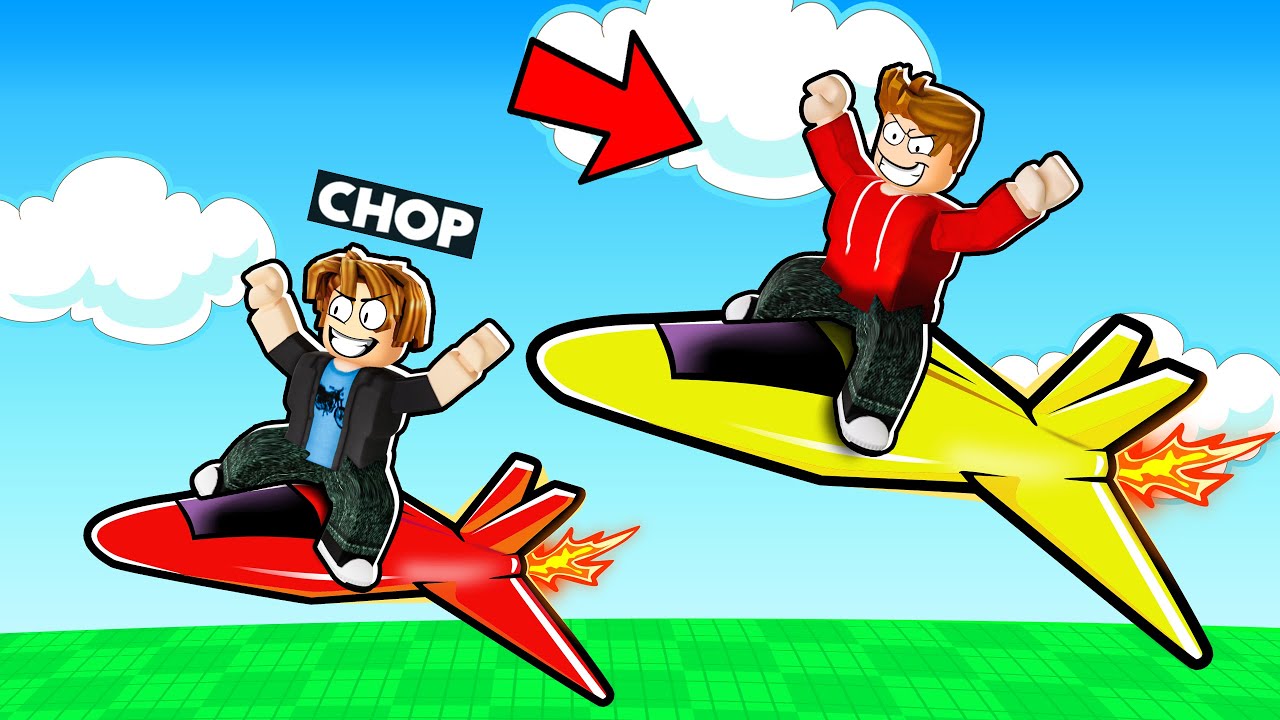 ROBLOX CHOP FLEW THE FASTEST PAPER AIRPLANE CHALLENGE