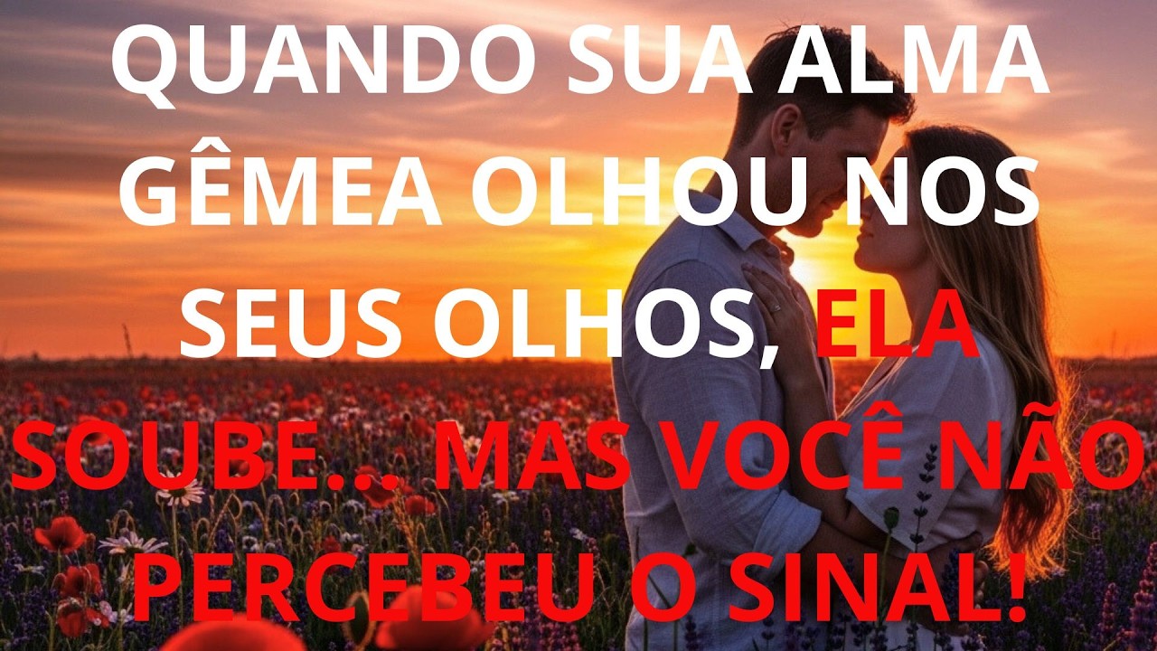 Quando sua alma gêmea olhou nos seus olhos, ela soube… mas você não percebeu o sinal!