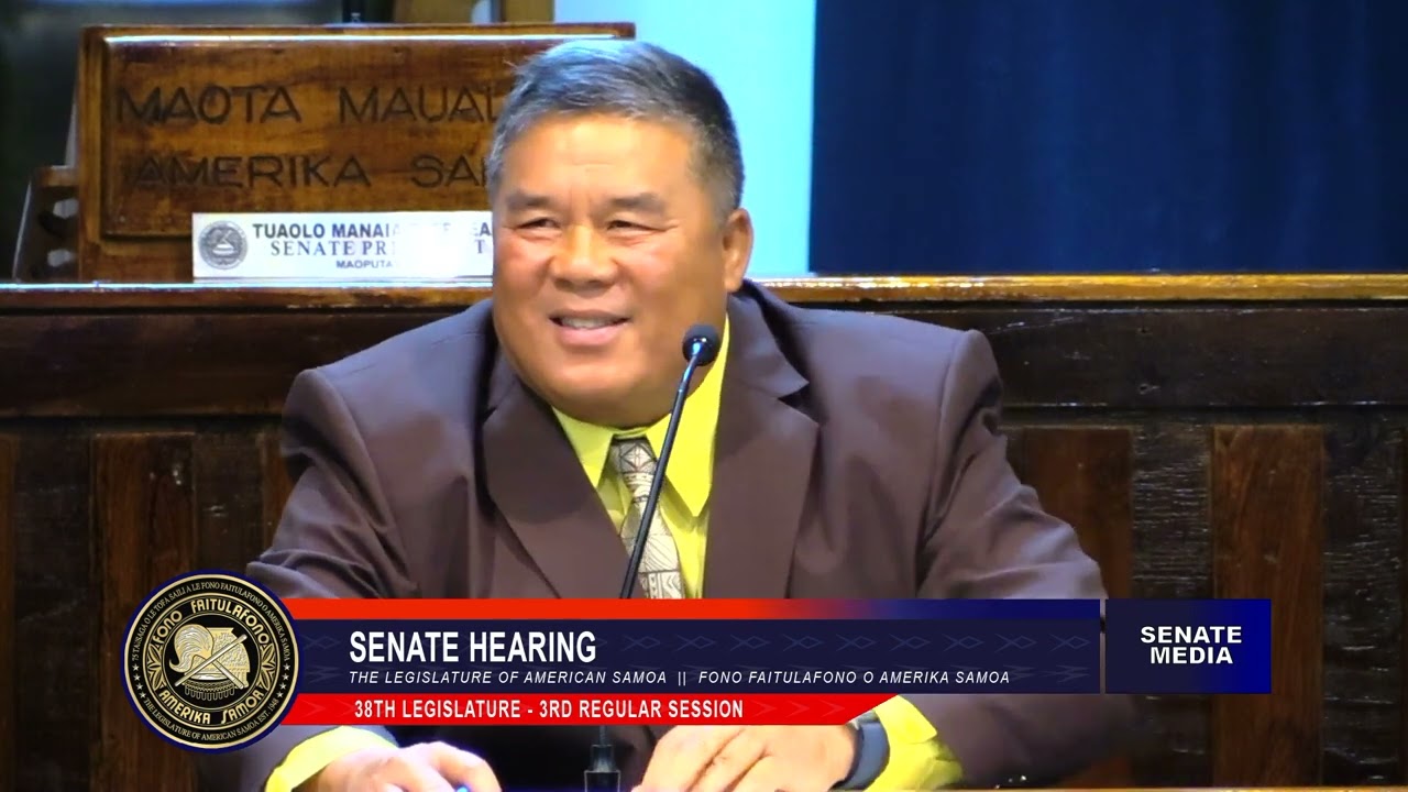 March 5, 2024.  Senate Hearing Agriculture 400 Acre in Samoa