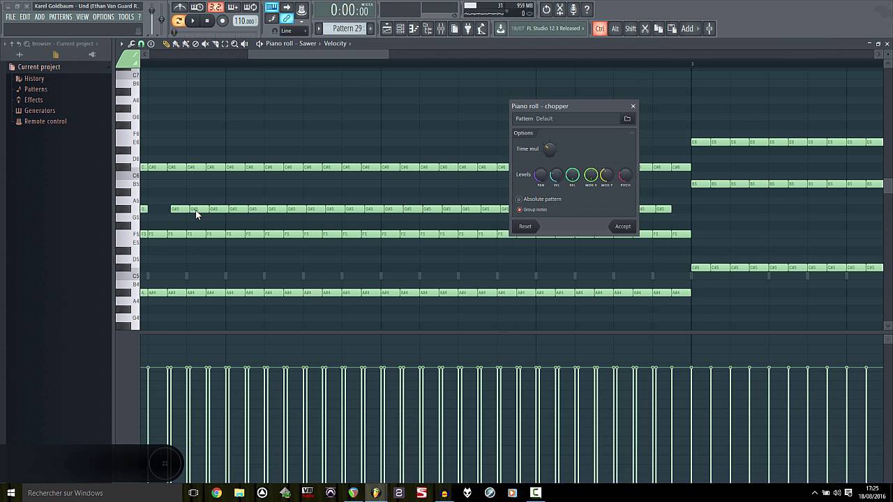 Tutoriel FL Studio 12 N° 2.3 - Le Piano Roll : Autres fonctions de la boîte à outils